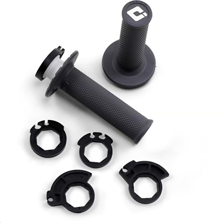 ODI V2 Lock-On without Waffle Grips - Graphite Motorcycle Street Bike H36NWH