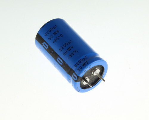 (8pcs) 8200uF 50V DC Radial Snap In Mount Capacitor 50VDC 8200mfd 85C