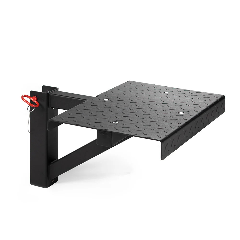 Titan Fitness X-3 Series Rack Mounted Step-Up Platform, 22" x 15" Diamond Plate