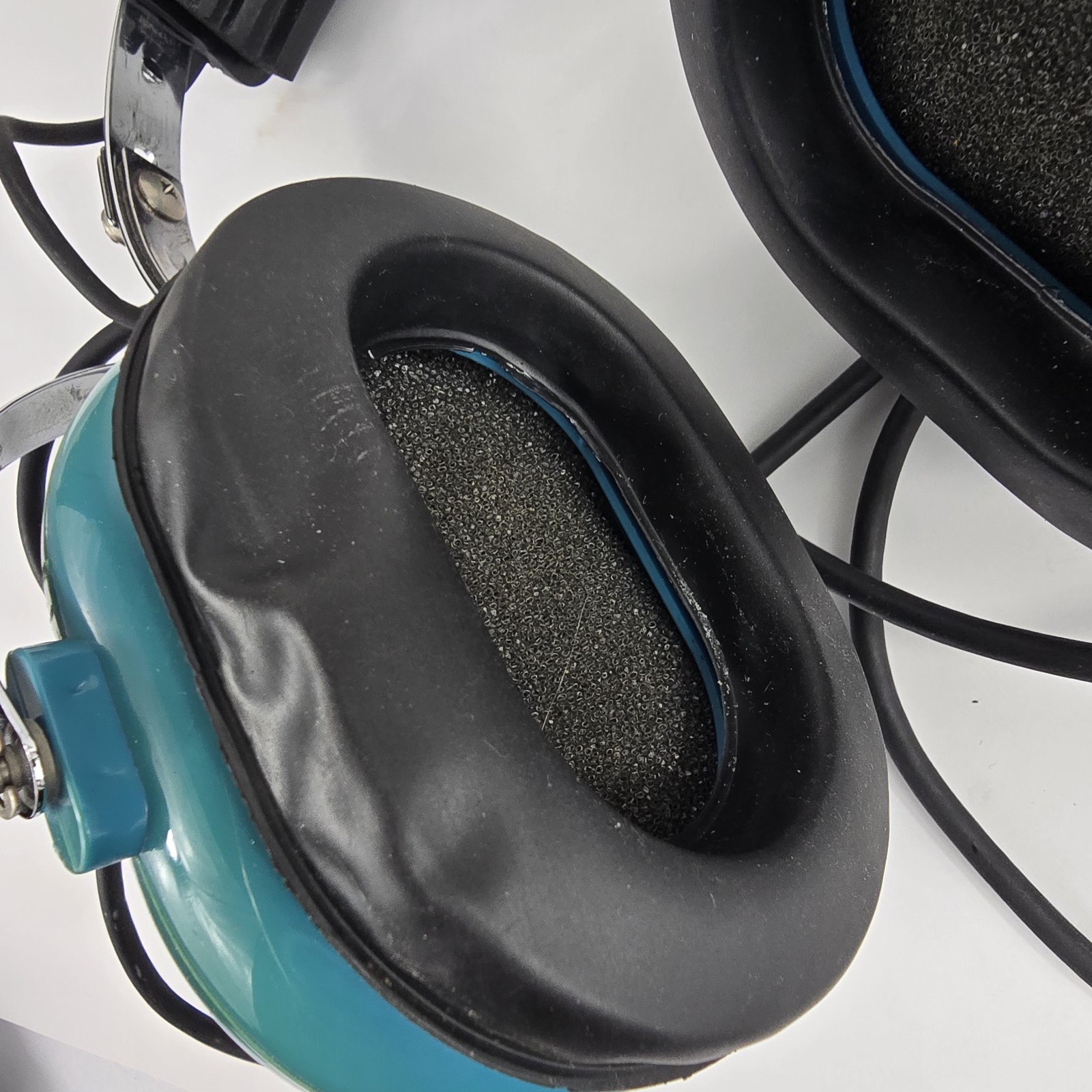 Sigtronics S-40 Pilot Aviation Headset Teal Blue Flying Headset Untested AS IS
