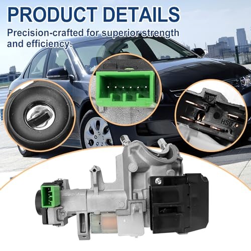 Upgrade Complete Set Ignition Switch - with Cylinder Door Lock Trans Key