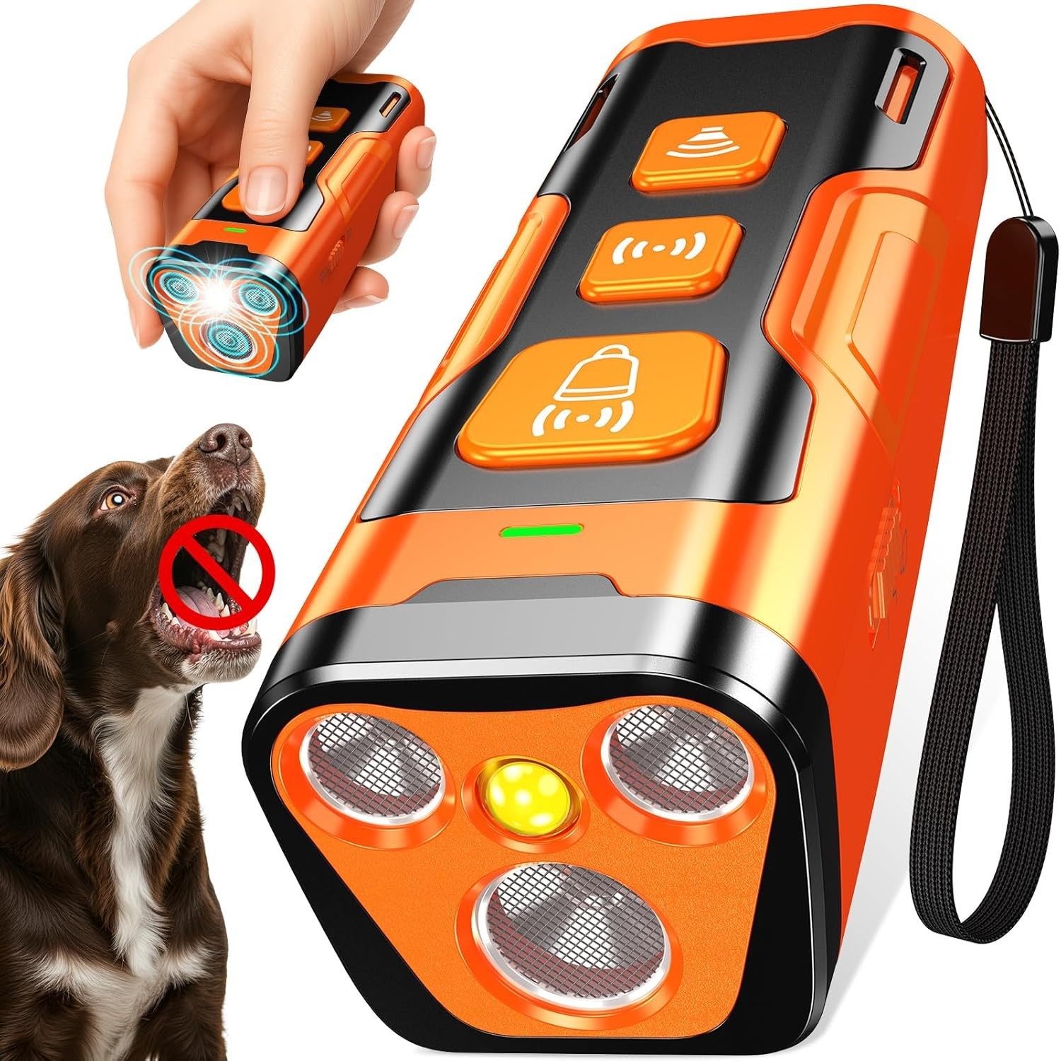 6-in-1 Training Modes Dog Bark Control