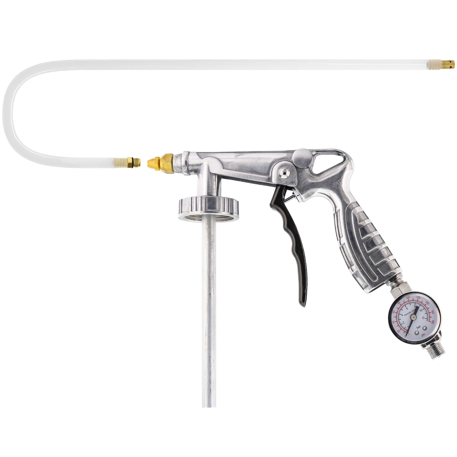 Air Rustproofing/Undercoating Gun Suction Feed with Gauge & 22" Nozzle