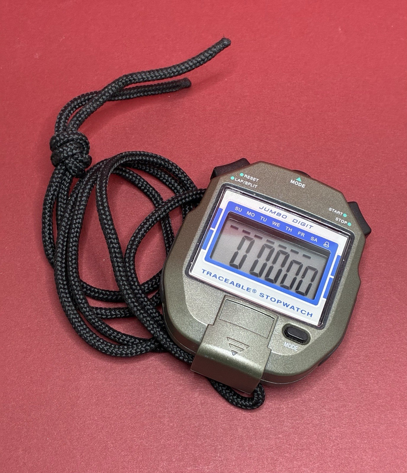 Traceable 1051 Digital Stopwatch Large Big Digit Stop Watch