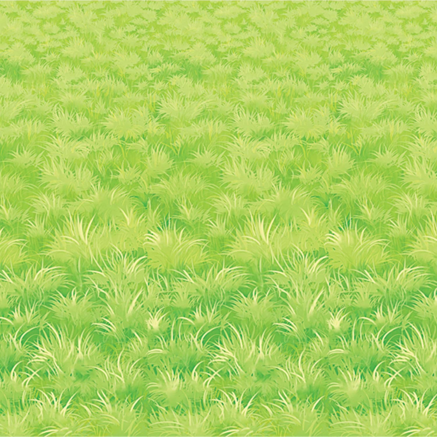 Beistle Meadow Backdrop Insta-Theme Vibrant Green Grass Wall Decoration For