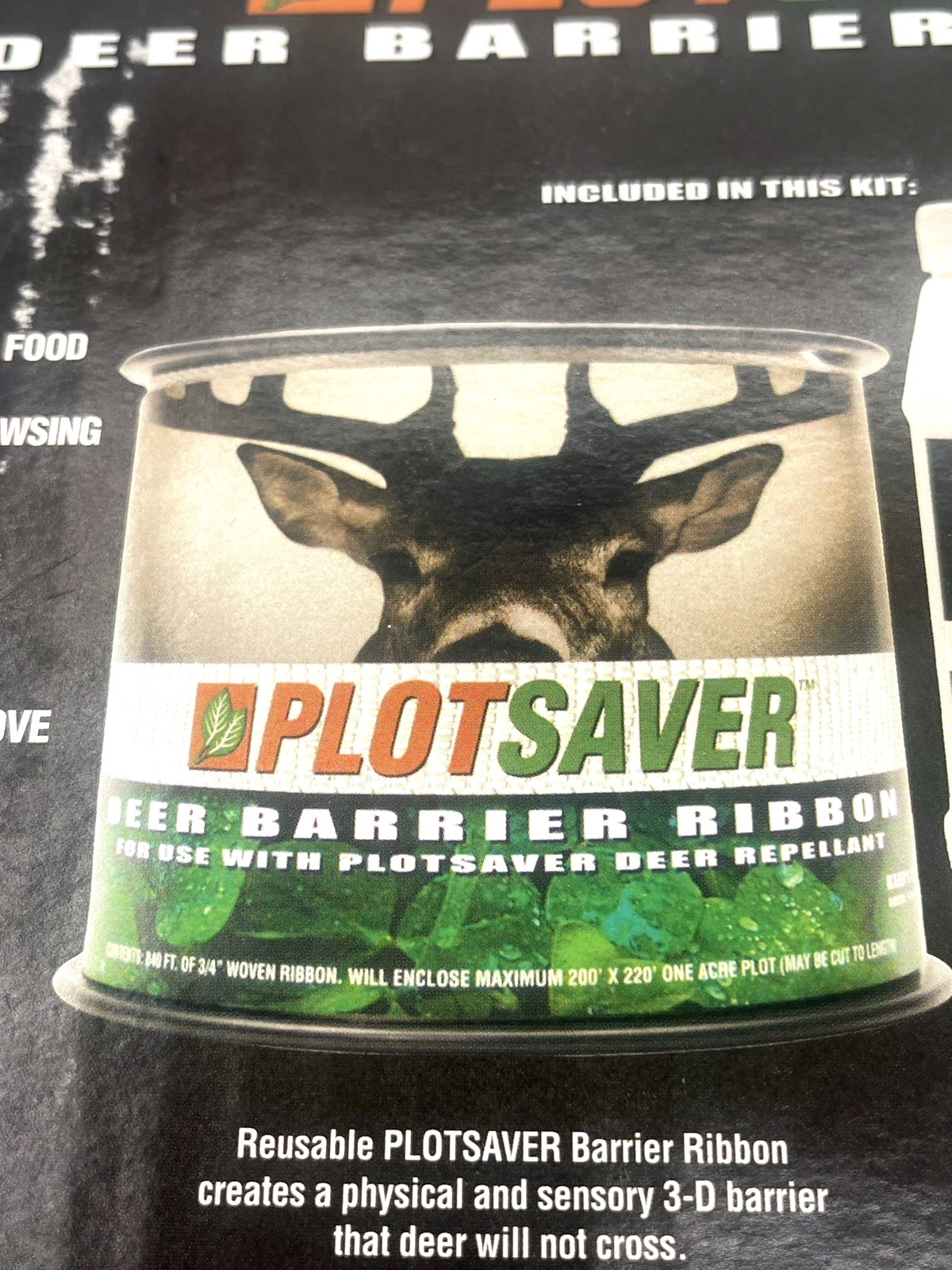 PlotSaver Deer Barrier System - 1 Acre Kit - [New in Box]