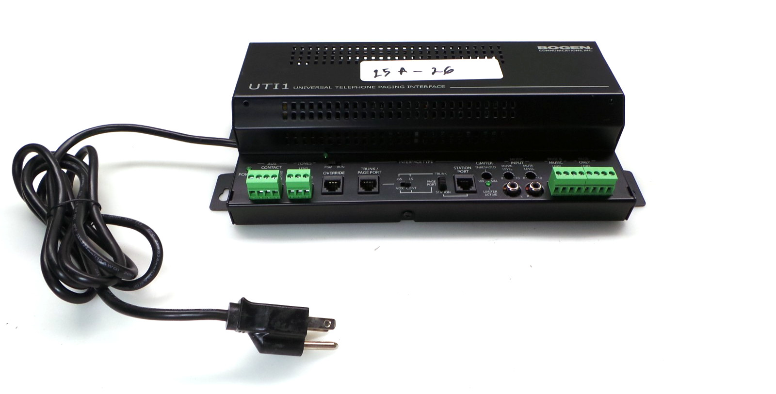 Bogen Communications UT11 Universal Telephone Paging System Controller-Tested