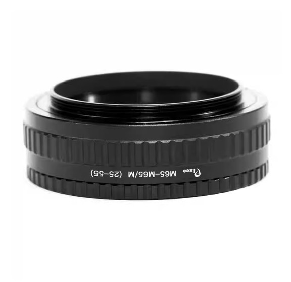 Pixco M65 to M65 Camera Adjustable Focus Helicoid Adapter Macro Tube 25mm-55mm