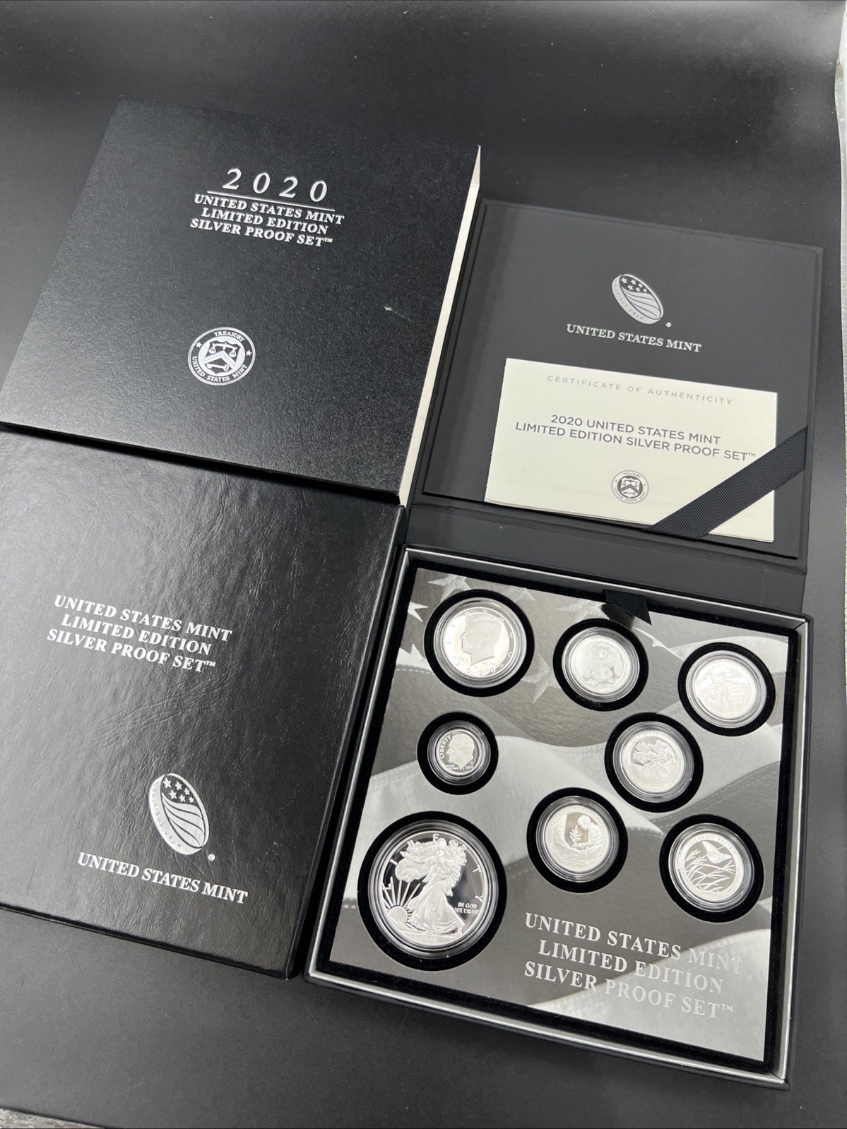 2020 Limited Edition US Silver Proof Set Complete w/ Box COA sku#B