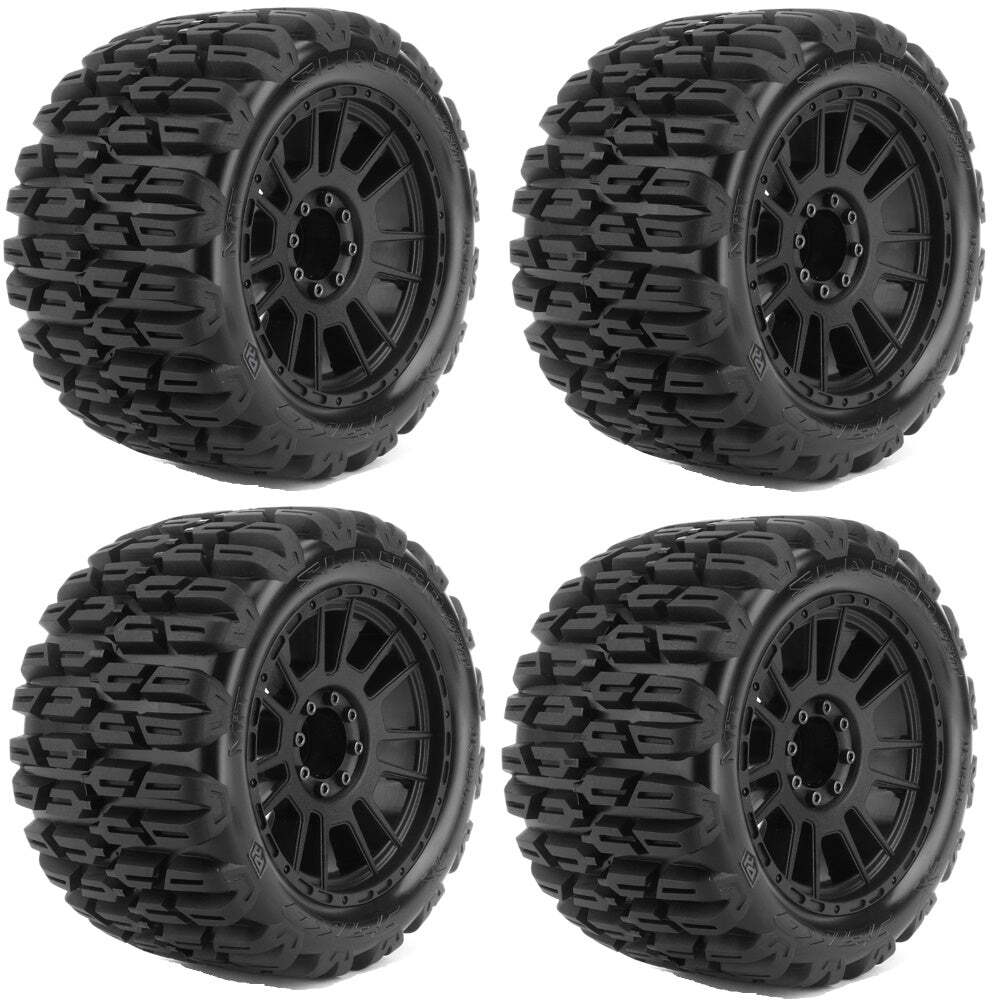 Powerhobby 1/8 MT 4.0 Slayer Belted Mounted Tires (4) FOR Traxxas T-Maxx