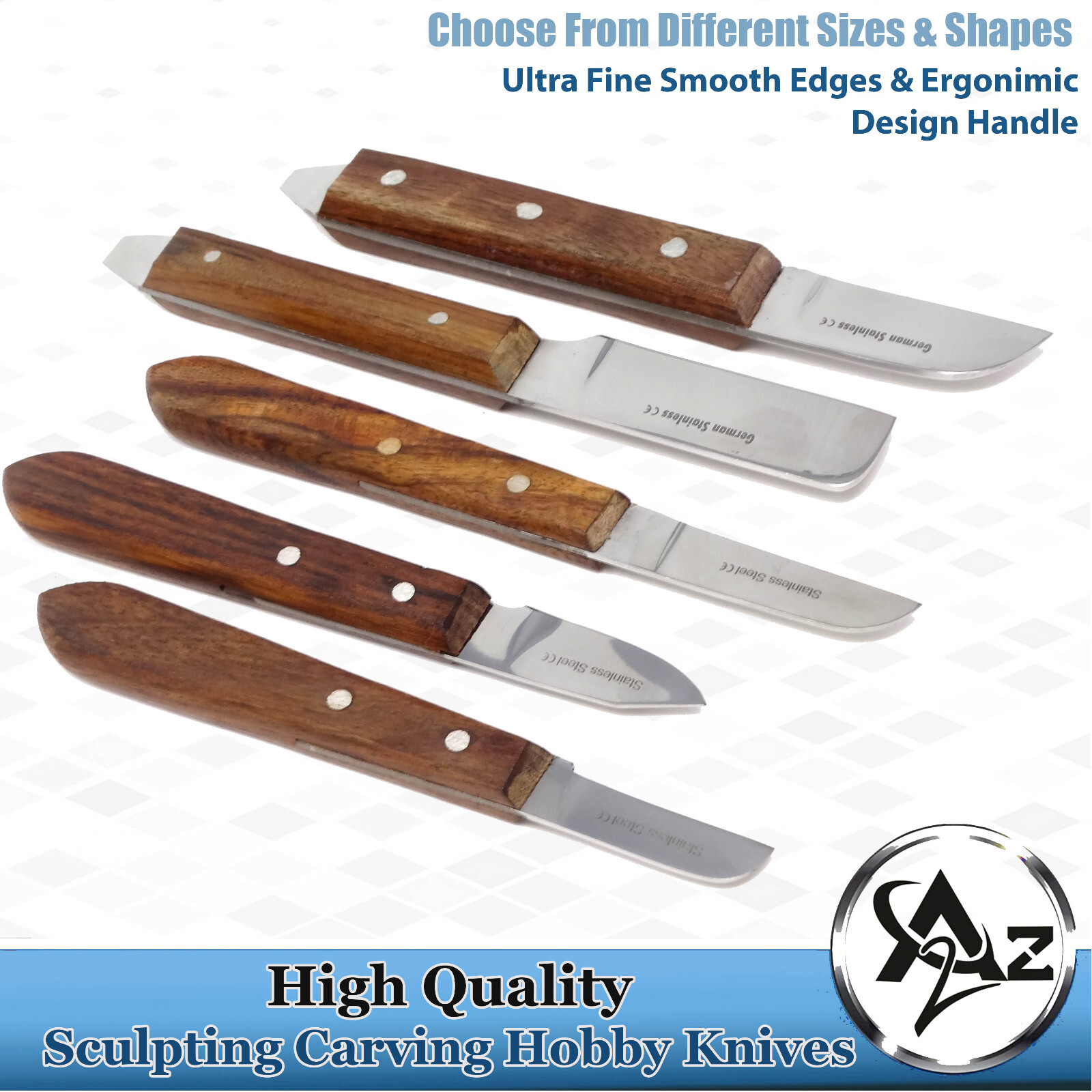 New Clay Wax Carving Hand Tool Wooden Handle Knife Carving DIY Pottery Sculpting