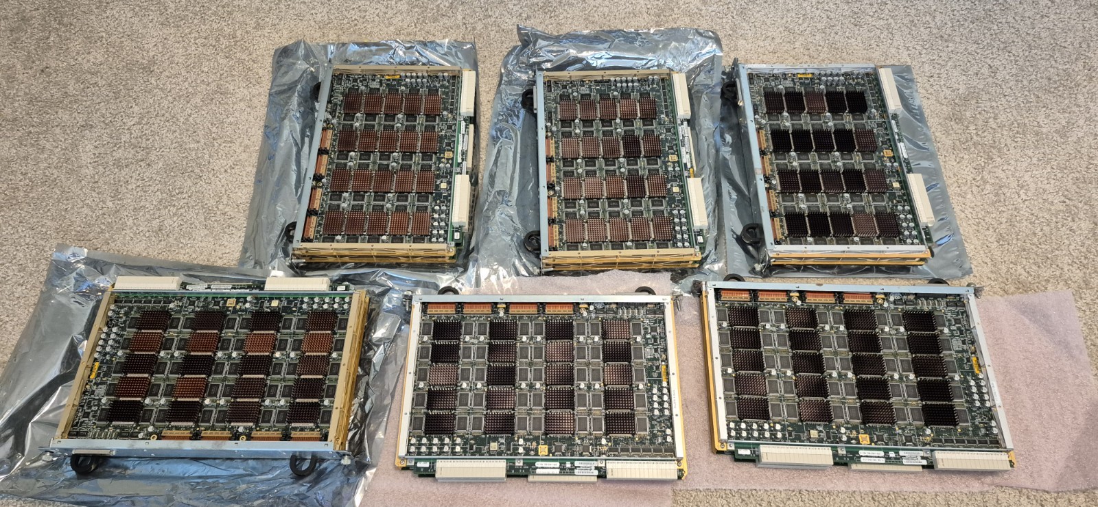 SGI 030-1402-001 013-2464-001 030-1053-001 ,LOT OF 6,RASTER MANAGER,UNTESTED