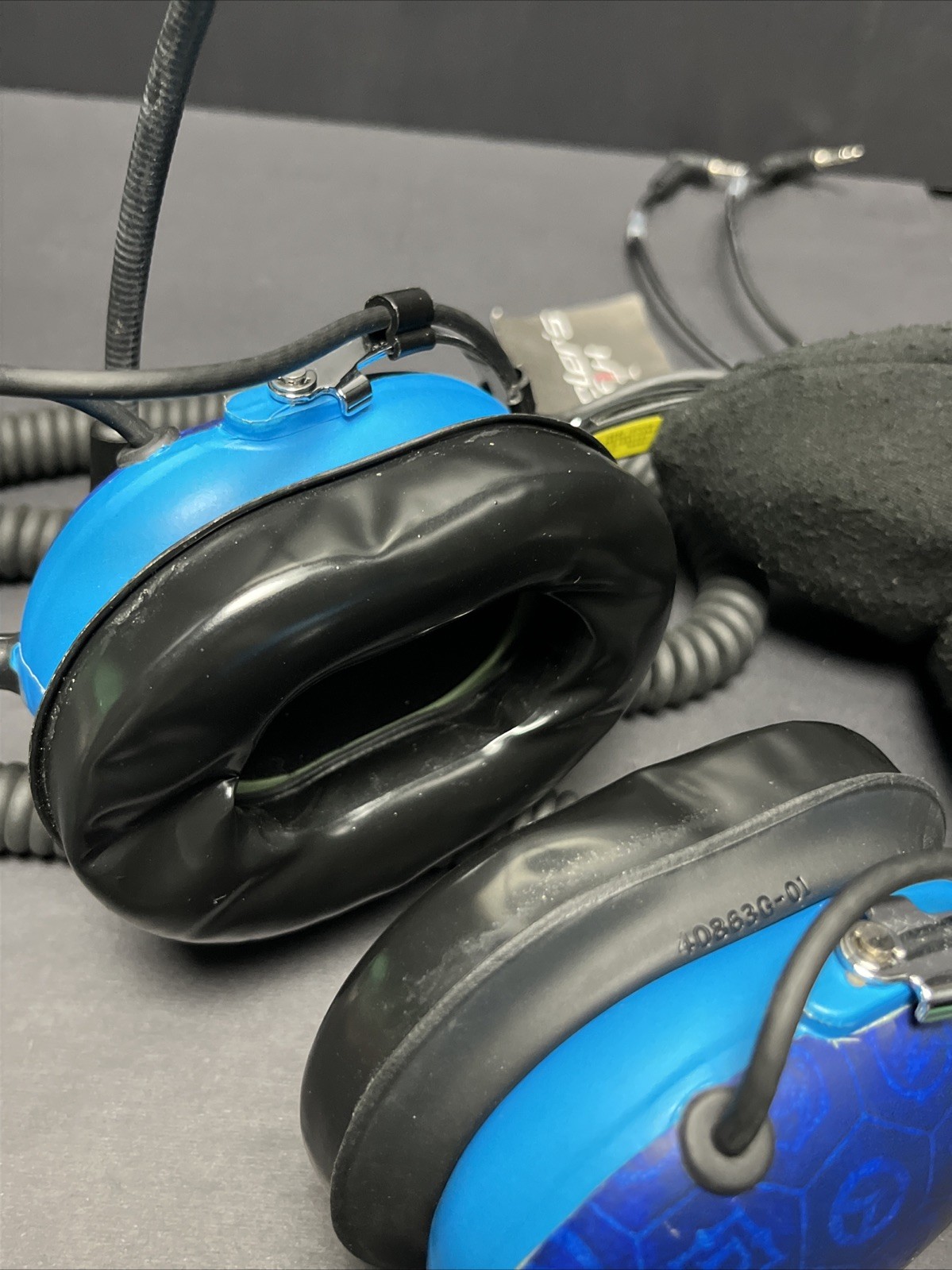 David Clark H-PC 40642G-01 Headset For Computers Tablets 3.5mm Jack Noise Cancel