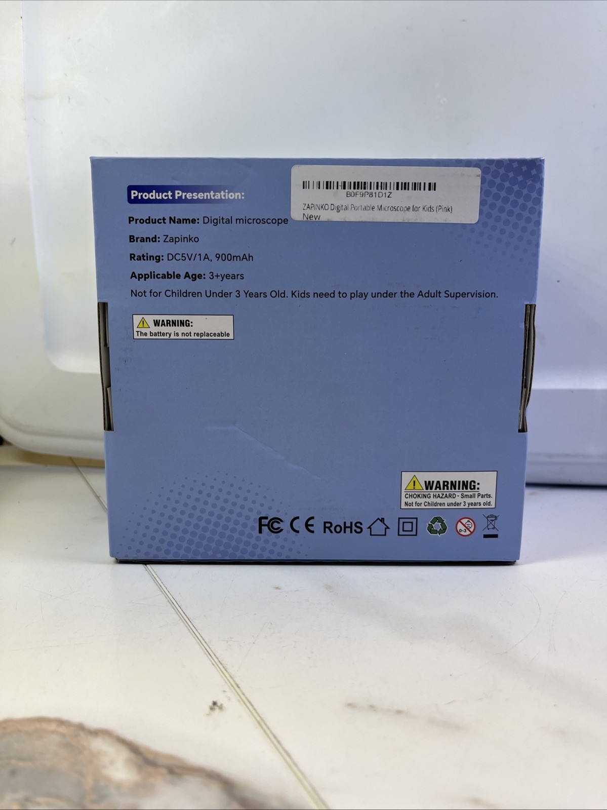 Zapinko Kids Digital Portable Microscope NIB