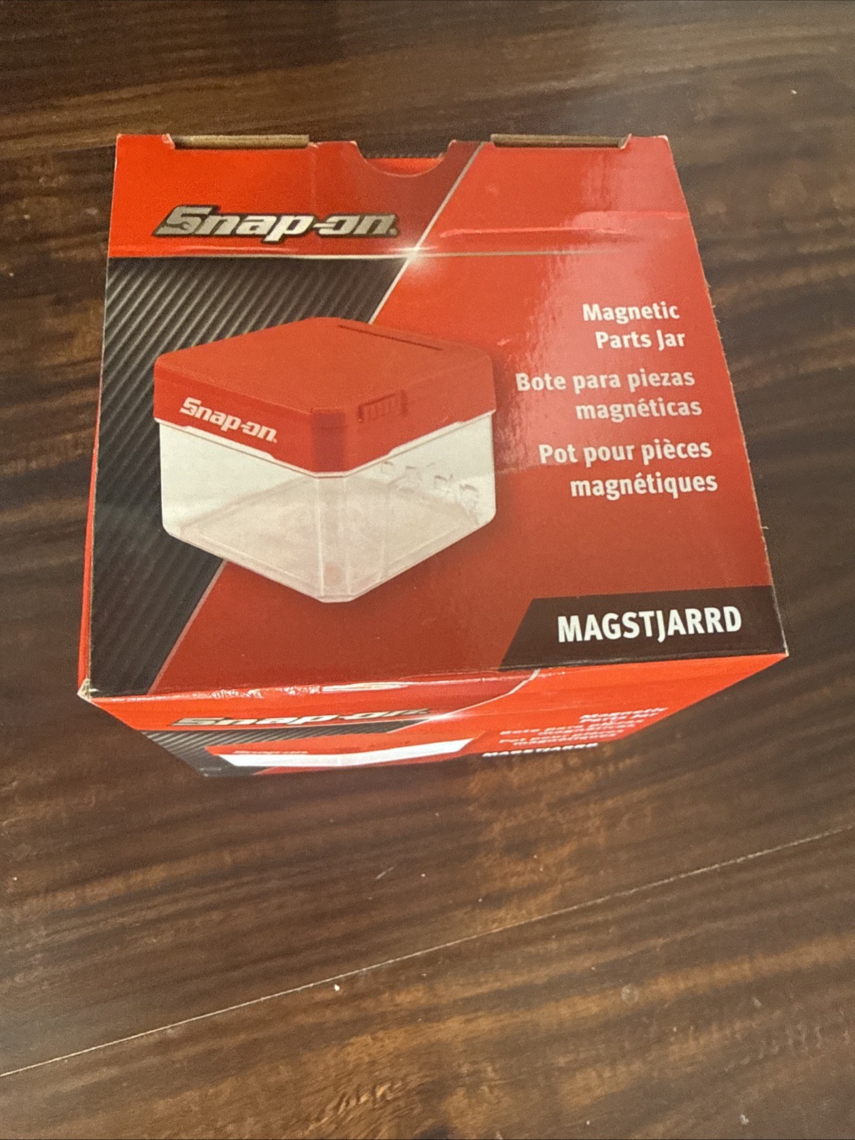 Snap On Tools MAGSTJARRD Magnetic Parts Jar Red New