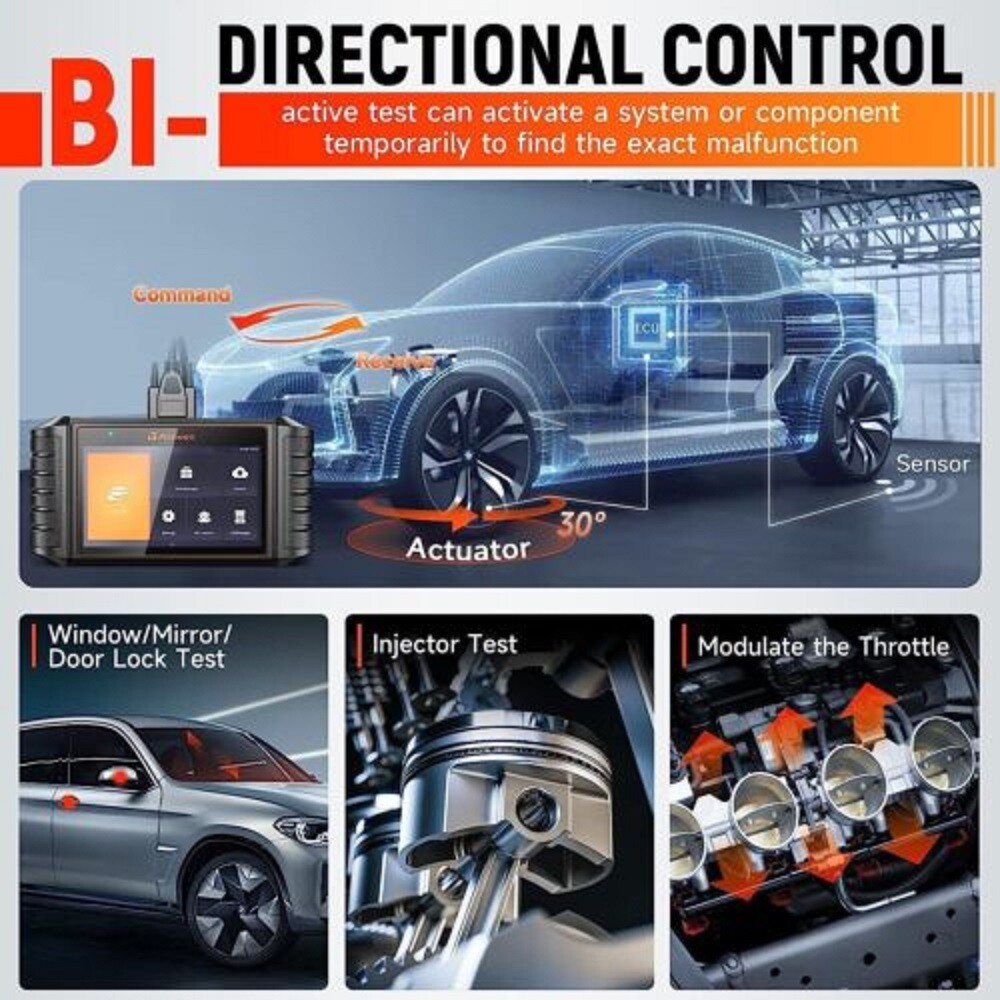 FOXWELL NT710 For Benz Bidirectional OBD2 Scanner Diagnostic Tool EPB Ecu Coding