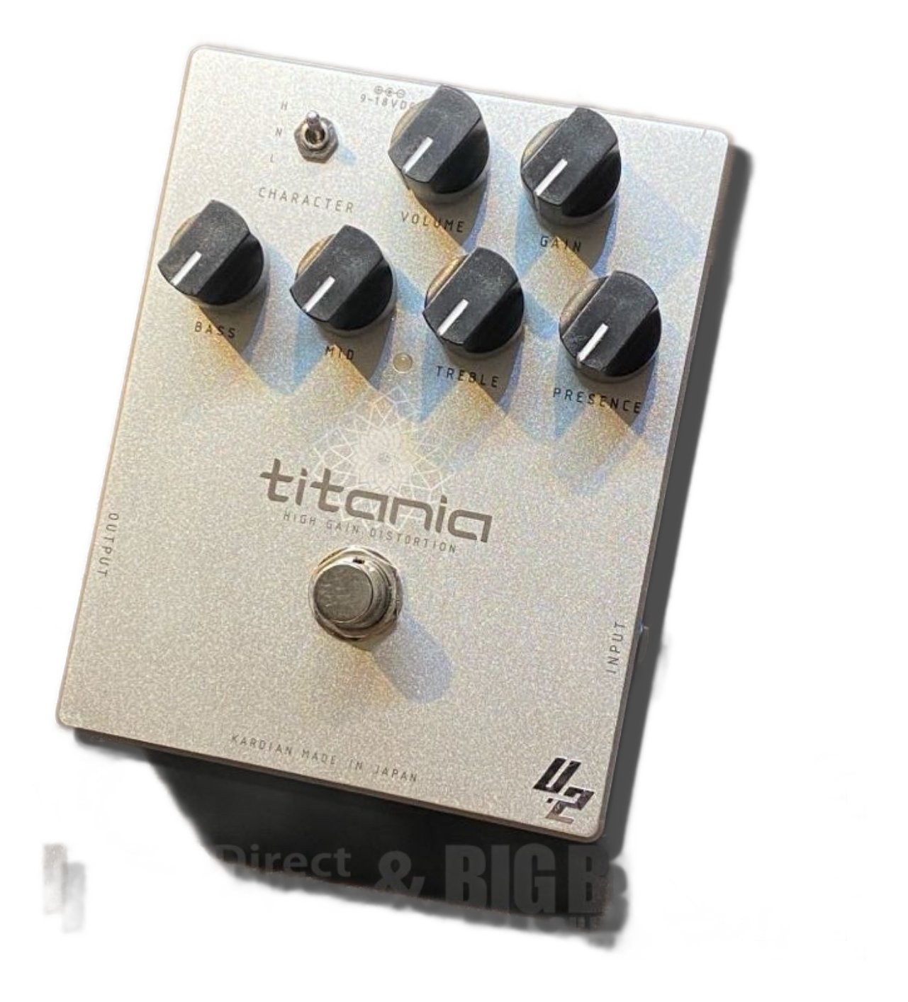 KarDiaN Titania V2 Distortion Pedal 9439 Tested & Works