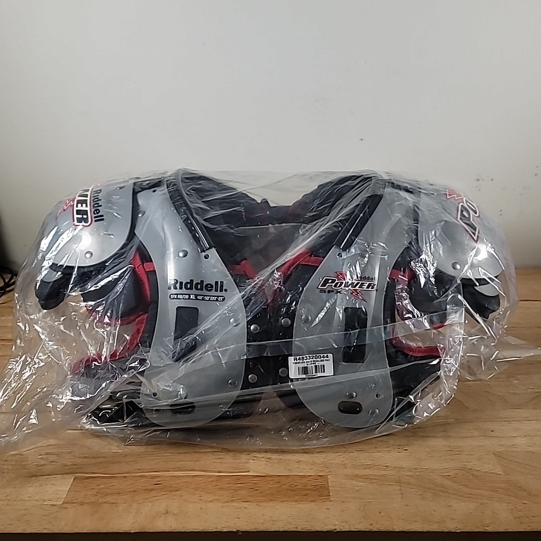 NEW !! Riddell Power SPX RB/DB Men’s XL Football Shoulder Pads 48"-50”/ 20"-21"