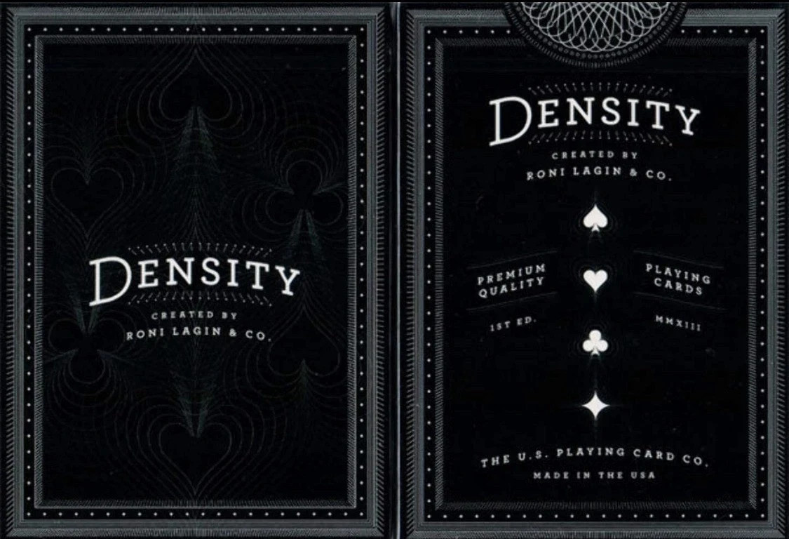 1 new sealed deck DENSITY playing cards by Bicycle USPCC and Roni Lagin