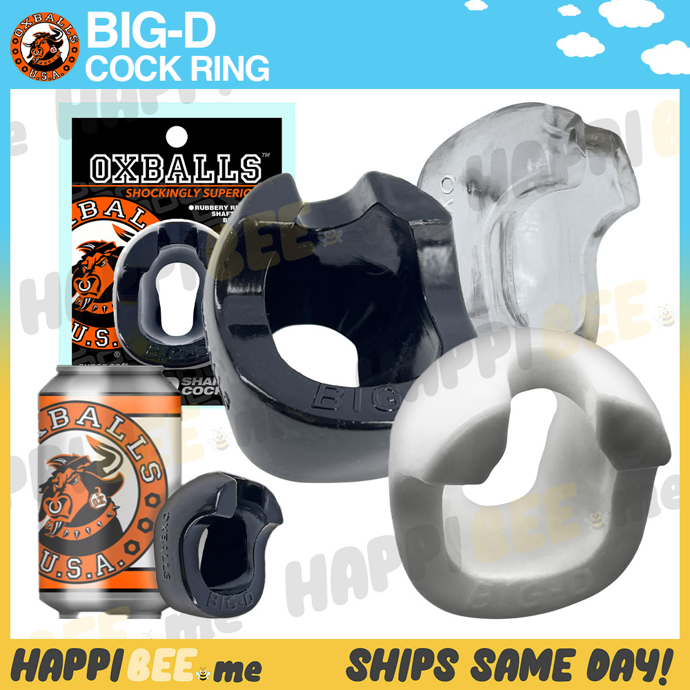 OXBALLS BIG D Cock Ring🍯Male HUJ Shaft Ball Stretcher BallRing Penis Sack Sling