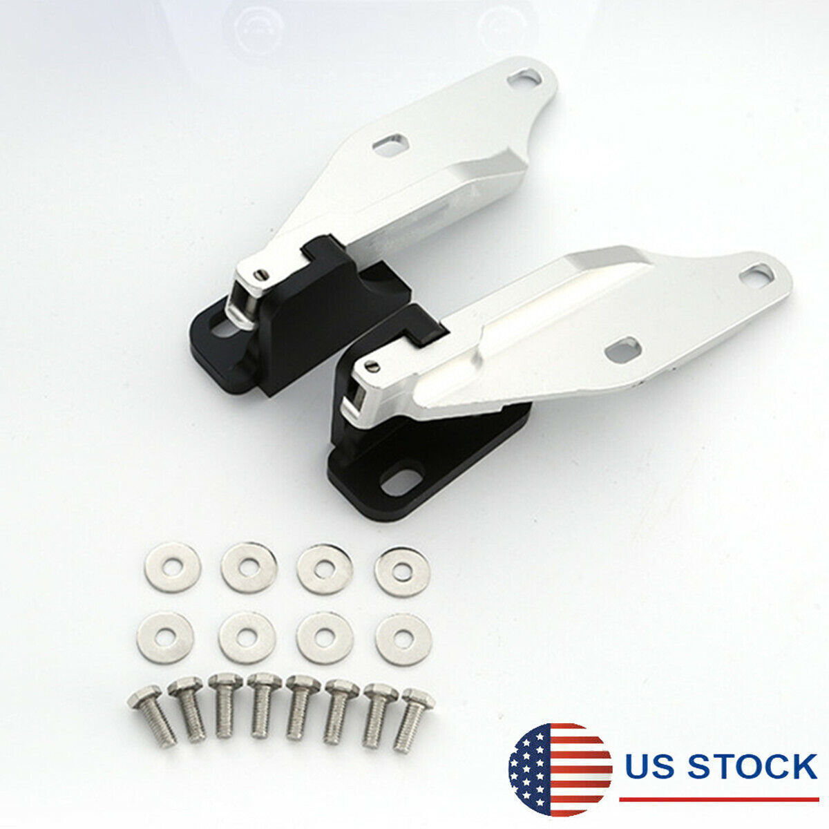 Billet Quick Hood Hinge Release Latch Kit For Honda Acura 1992-01 Civic Integra