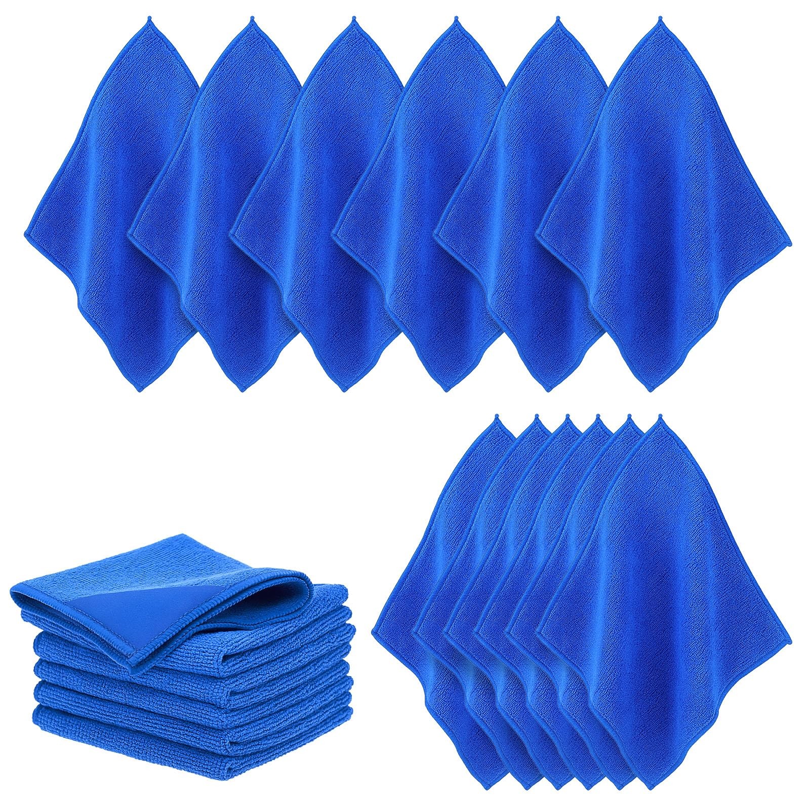 24Pcs Magnetic Microfiber Cleaning Cloth, Microfiber Dry Erase Erasers, Reusa...