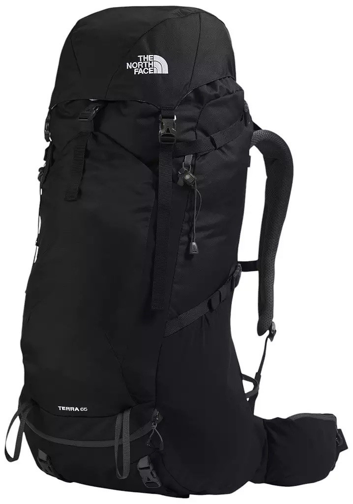 The North Face Terra 65L Backpack TNF Black/Asphalt Grey Hiking Pack