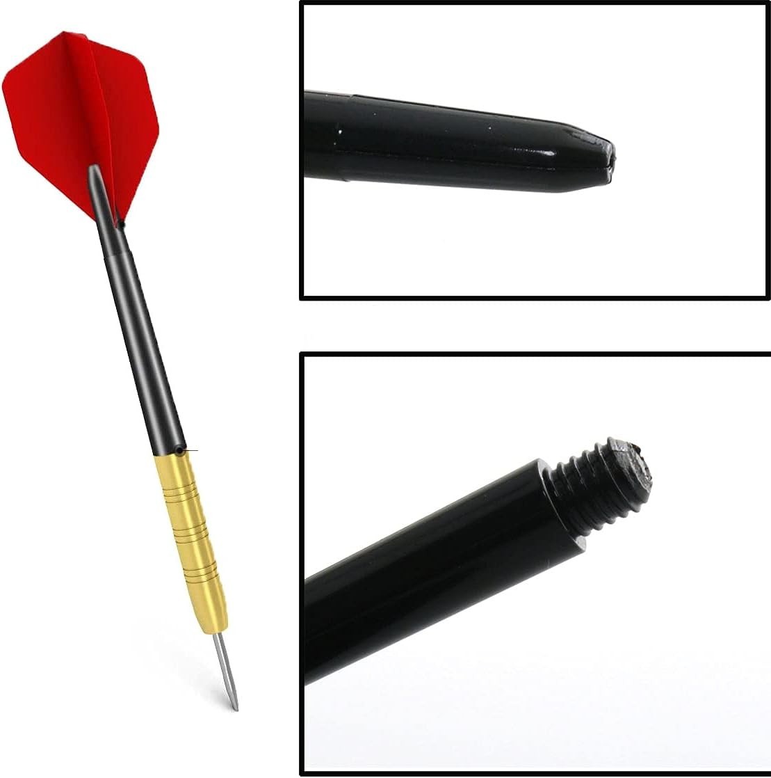 50PCS Medium-Length Plastic Dart Stems with 2BA Screw Thread - Quality Assured