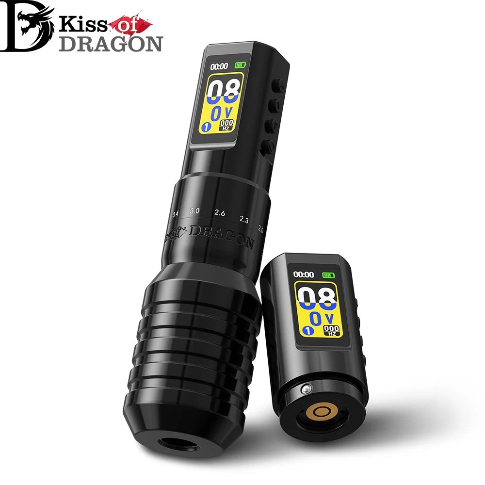 V1 Pro MAX Wireless Tattoo Machine Pen Adjustable Stroke Custom Motor Tattoo Art