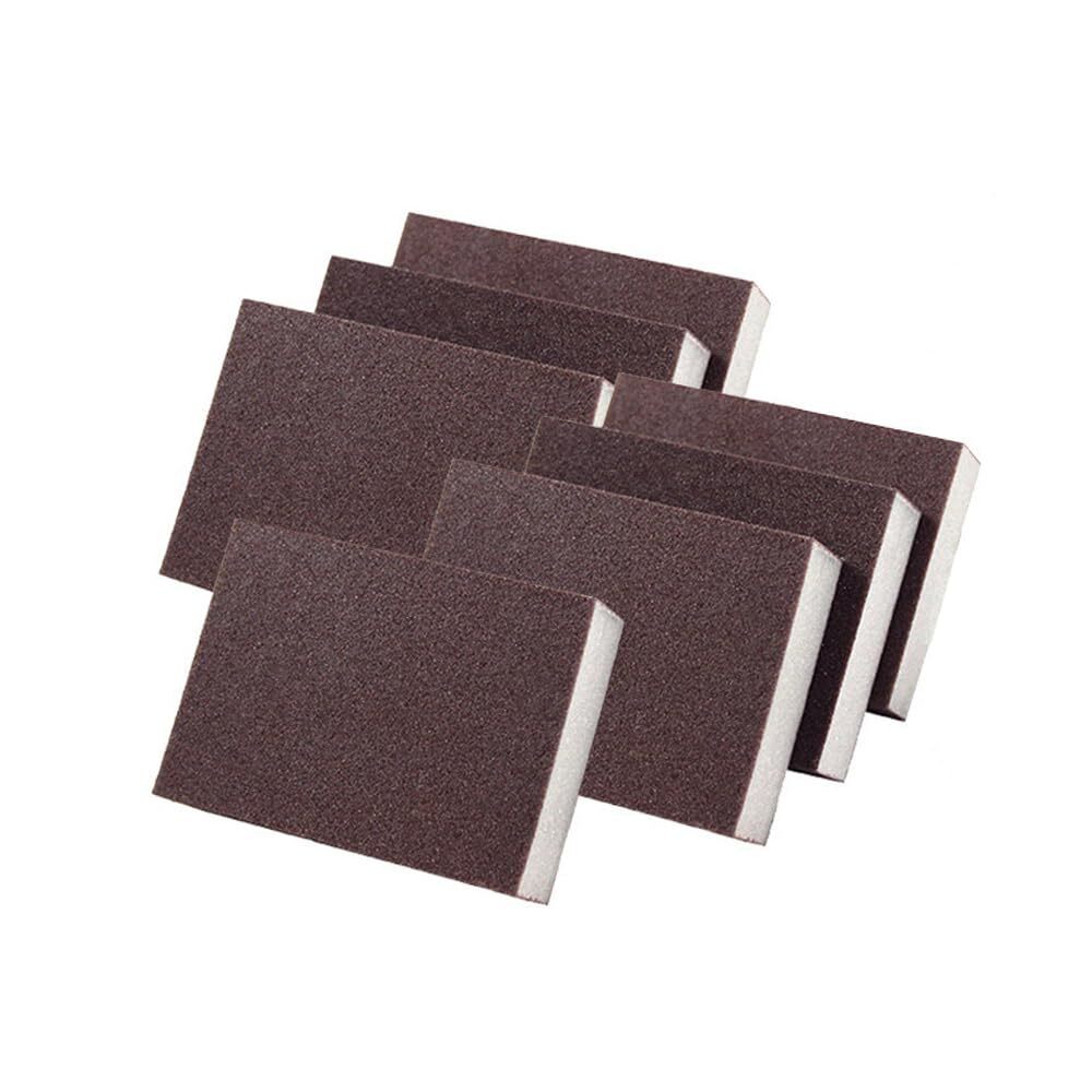 6PCS Sanding Sponge 100x70x26mm 100 Grit Abrasive Hand Sanding Block