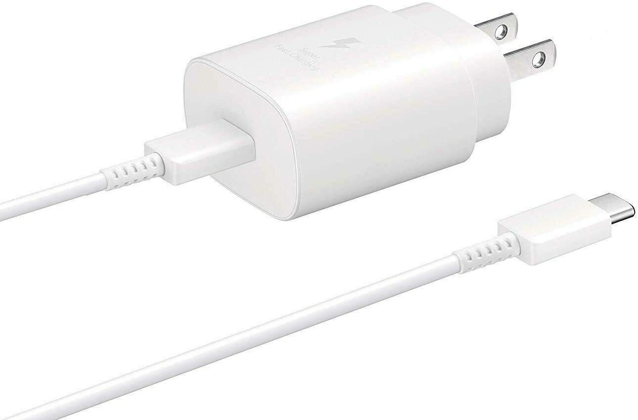 Original Samsung 25W Super Fast  Wall Charger & USB-C Cable  Galaxy A15 5G