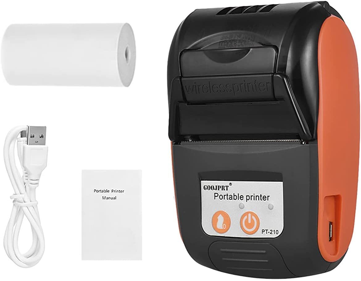Portable Thermal Printer Handheld 58mm Receipt Printer -2 printhers