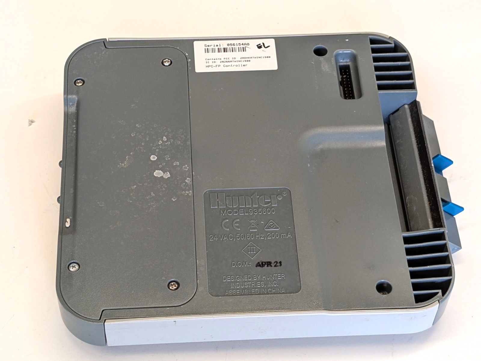 Hunter HPC-FP Front Panel FOR PARTS See pics & description.
