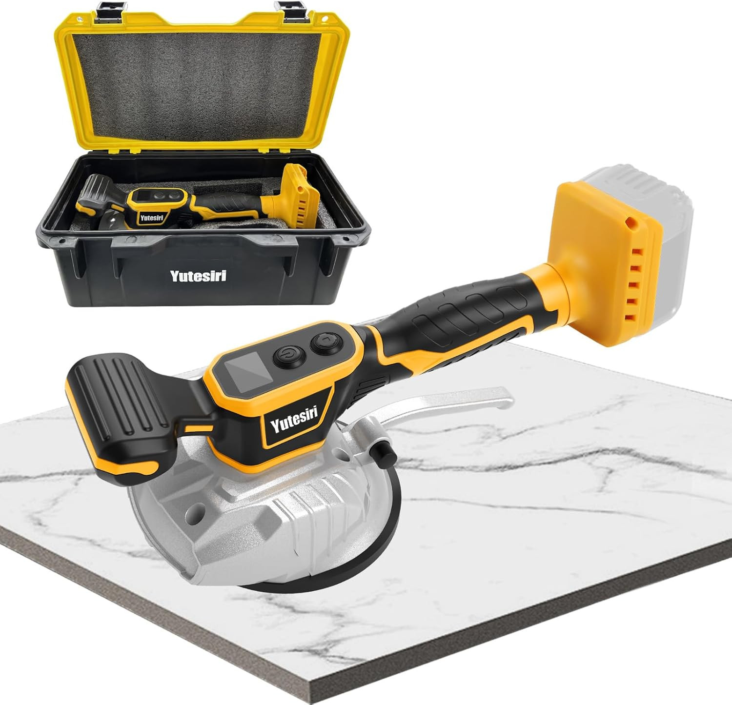 Cordless Tile Vibration Leveling Machine, for Dewalt 20V Max Battery,  Portable
