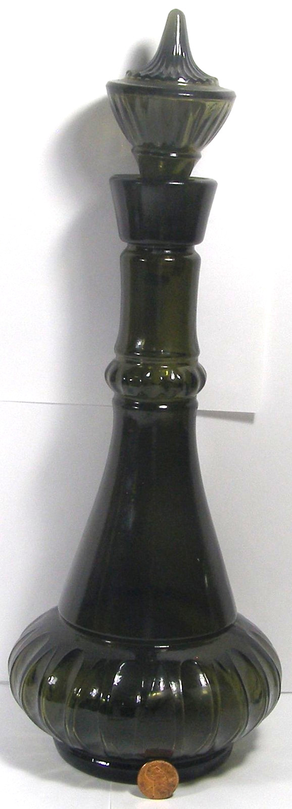 Jim Beam Genie Liquor Bottle   Cork Needs Replacing   TRV