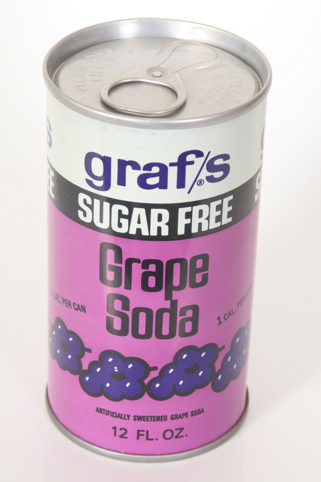 Graf/s Sugar Free Grape soda can
