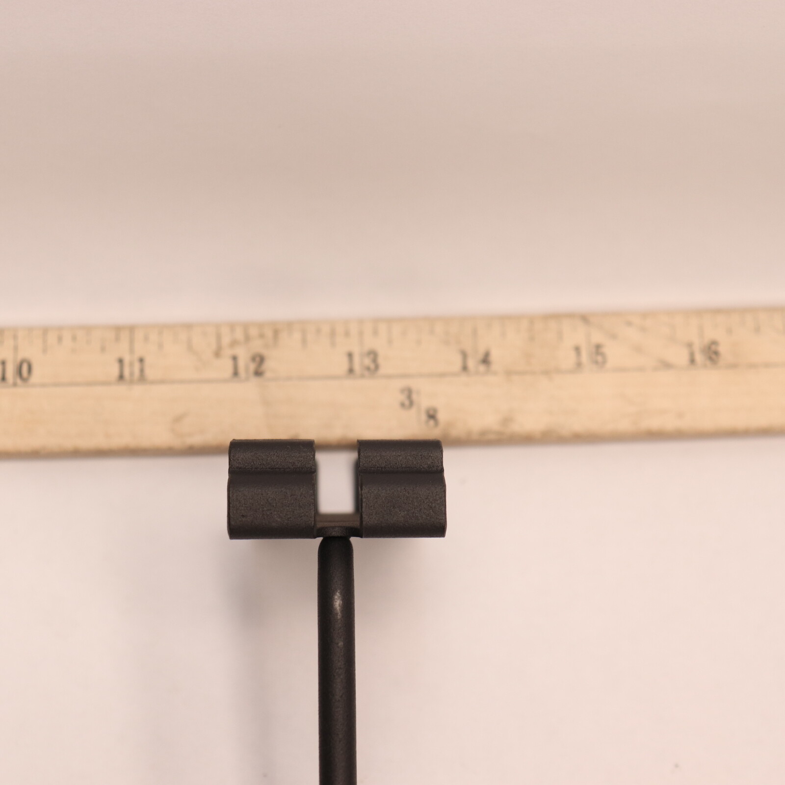 Peg Board Hook Black 10" X 3-5/8" X 1-1/2"