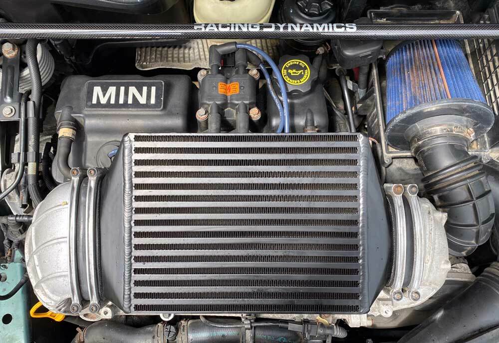 Intercooler, top mount for Mini Cooper S R53 2001-06