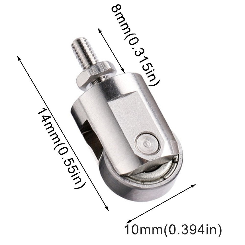 Adjustable For Dial Indicator Point Roller for Measuring Heads 4 48 UNF Thread