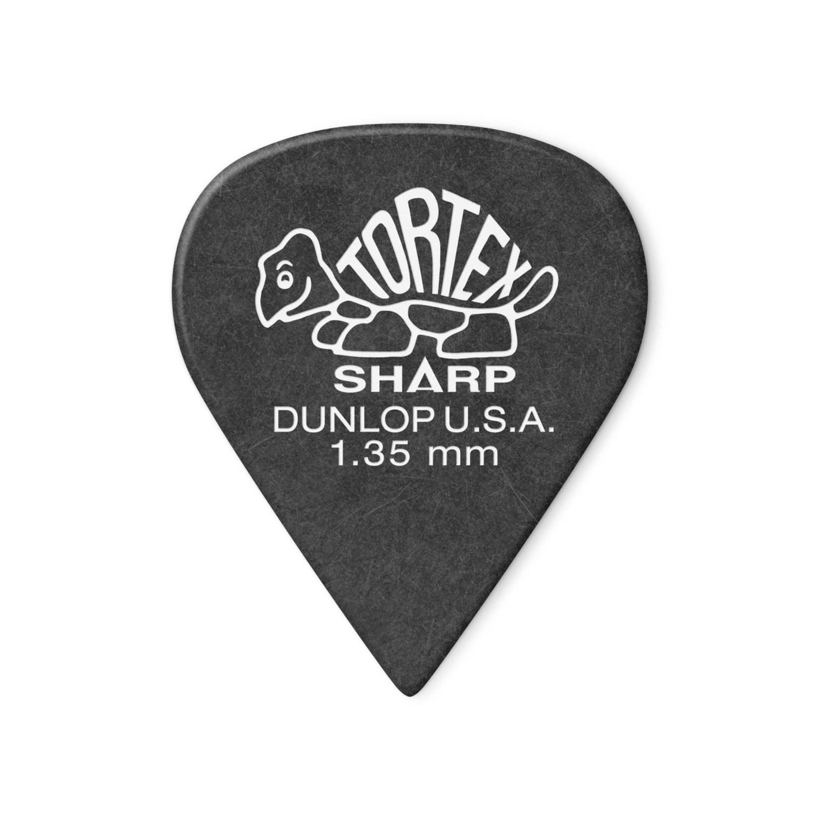 Dunlop Tortex Sharp Guitar Picks 412 Black 1.35 mm 3 Pack