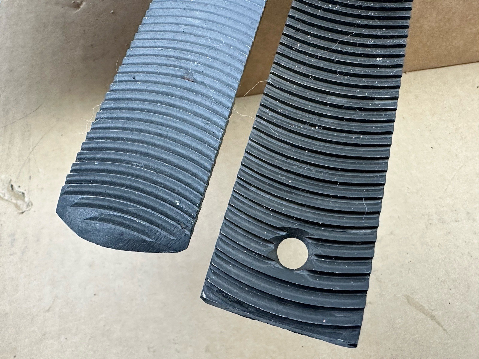 2 Auto Body File Double Hole Middle Tooth Convex File Bodywork Panel Tool 14”