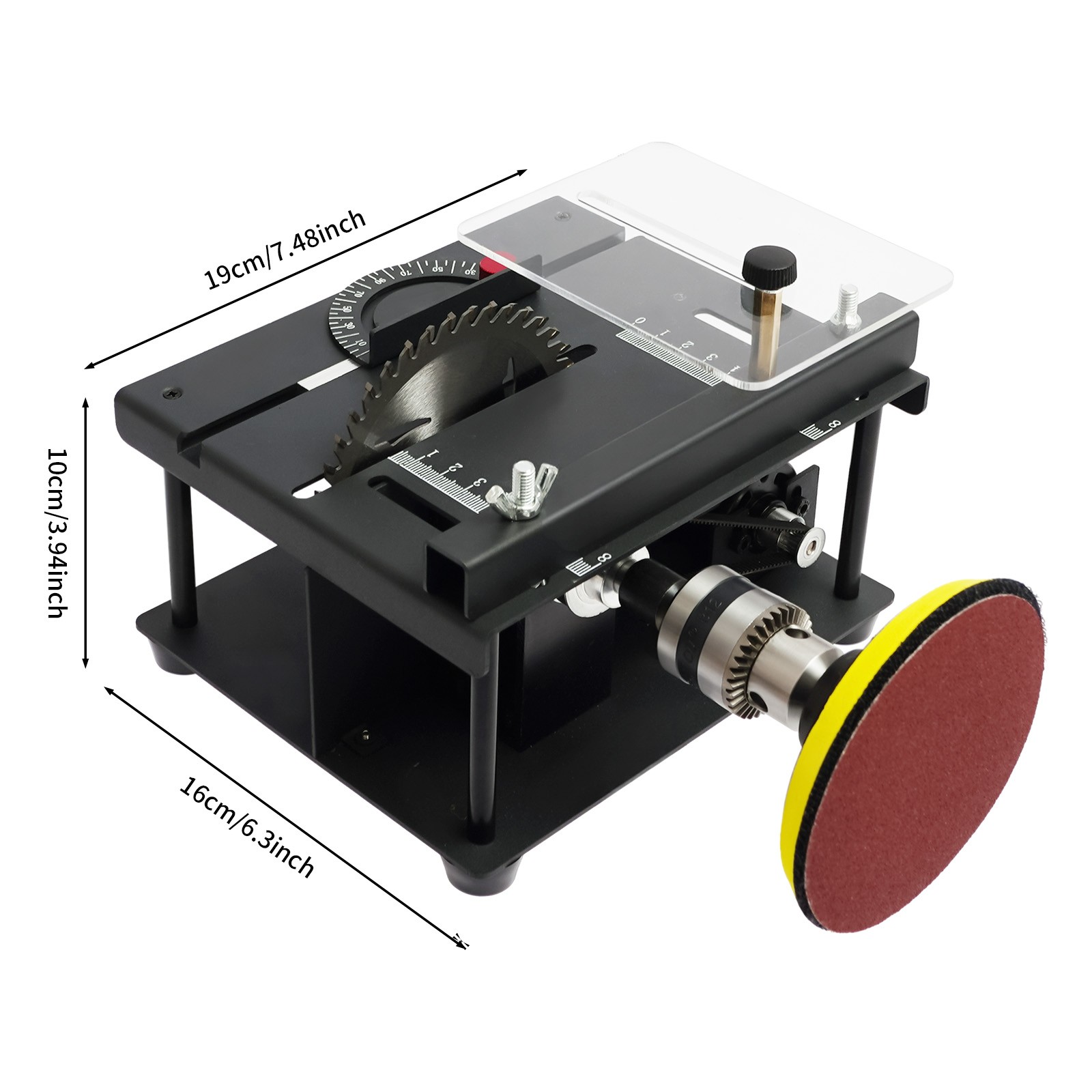 Mini Table Saw Small Woodworking Electric Bench Saw Precision DIY Cutting Tool