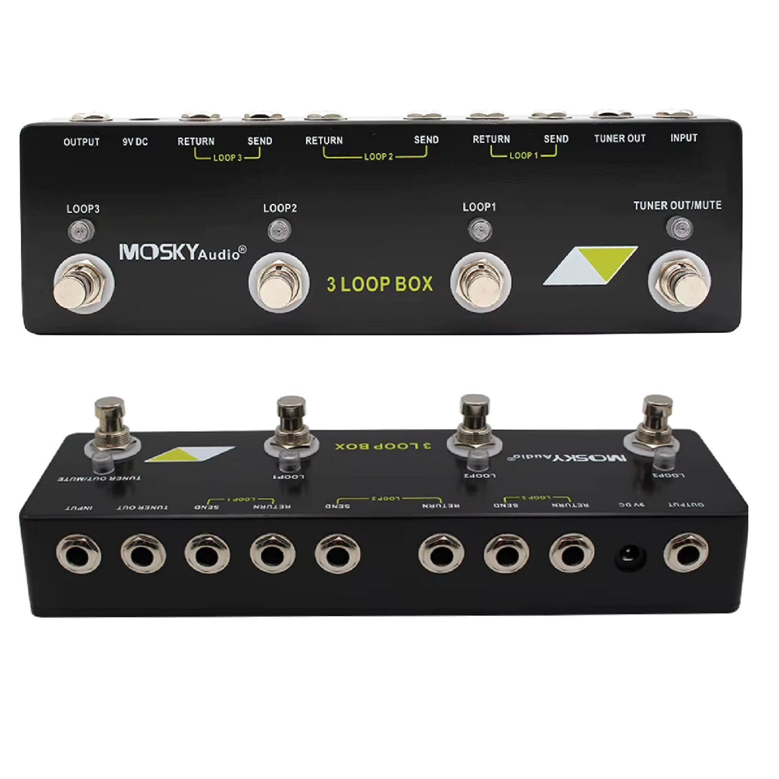 MOSKY Audio 3 LOOP BOX Guitar Pedal Looper Switcher Effect Pedal Loop System  CA