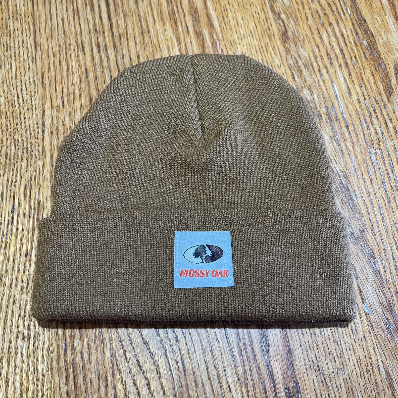 Mossy Oak Insulated Beanie Hat Tan Cold Weather Hunting Fishing Outdoor NEW