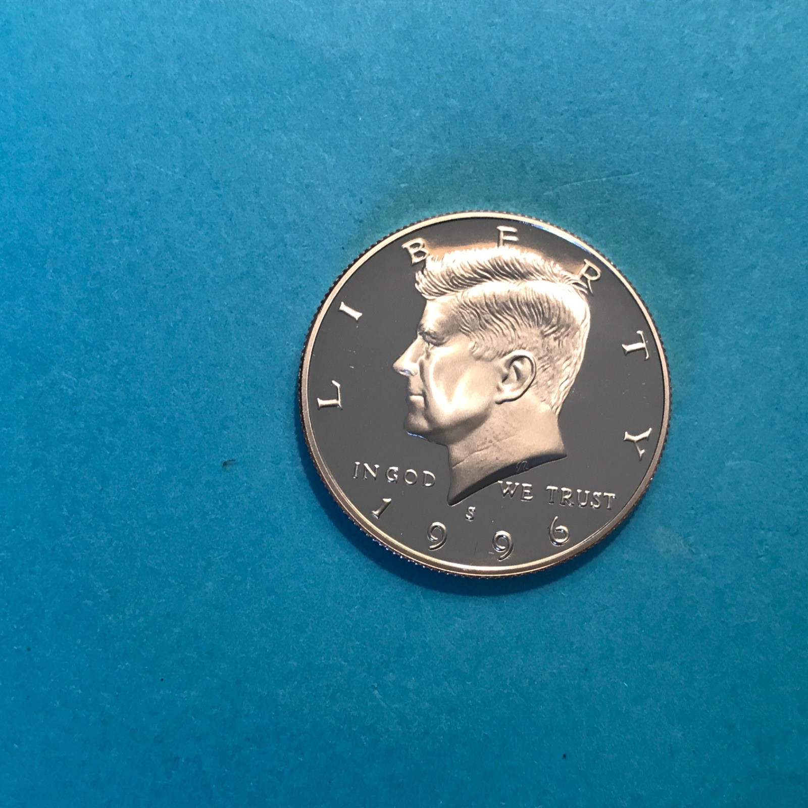 1996 S Kennedy Proof  Clad Half Dollar   FREE SHIP