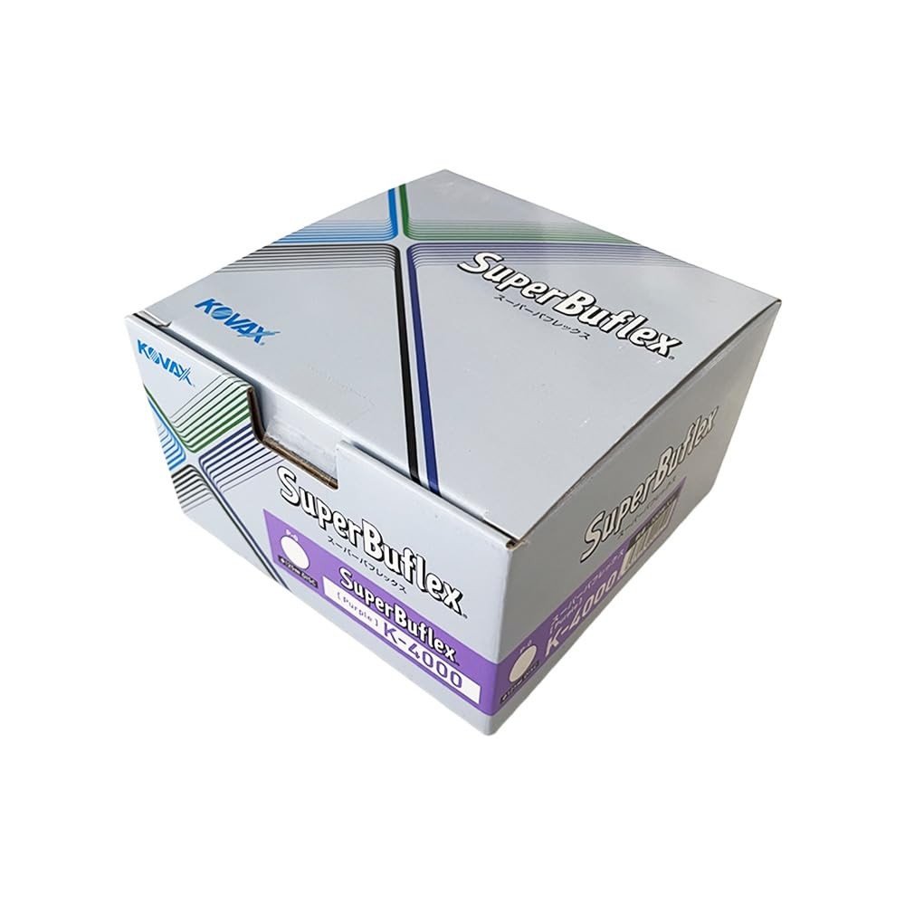 Kovax Super Buflex Purple (K-4000) P-0 (No Hole) 125mm disc 100 Sheets/Box