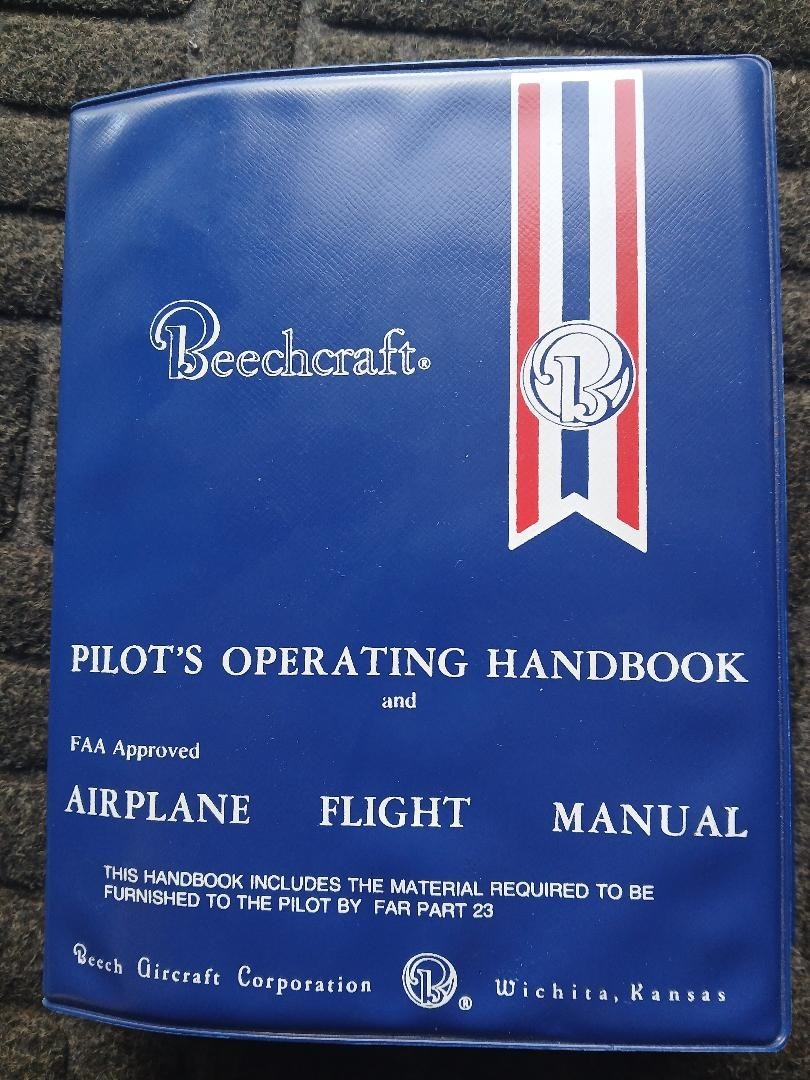 Beechcraft Baron 95-B55 Pilot Operating Handbook & Flight Manual