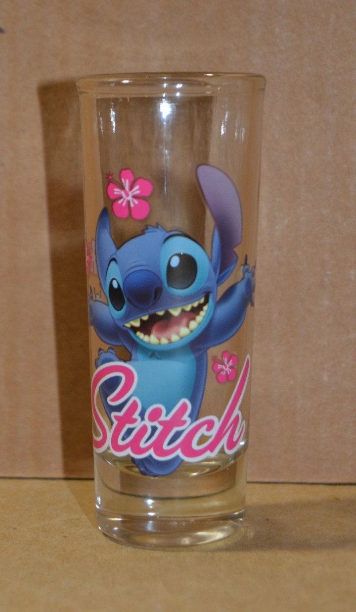 Disney Stitch Collection 4" Tall Shot Glass Clear