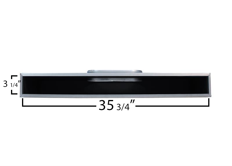 36" Plenum Box for [36" Linear Slot Diffuser - (2 Slot) Double Slot] Premium Ins