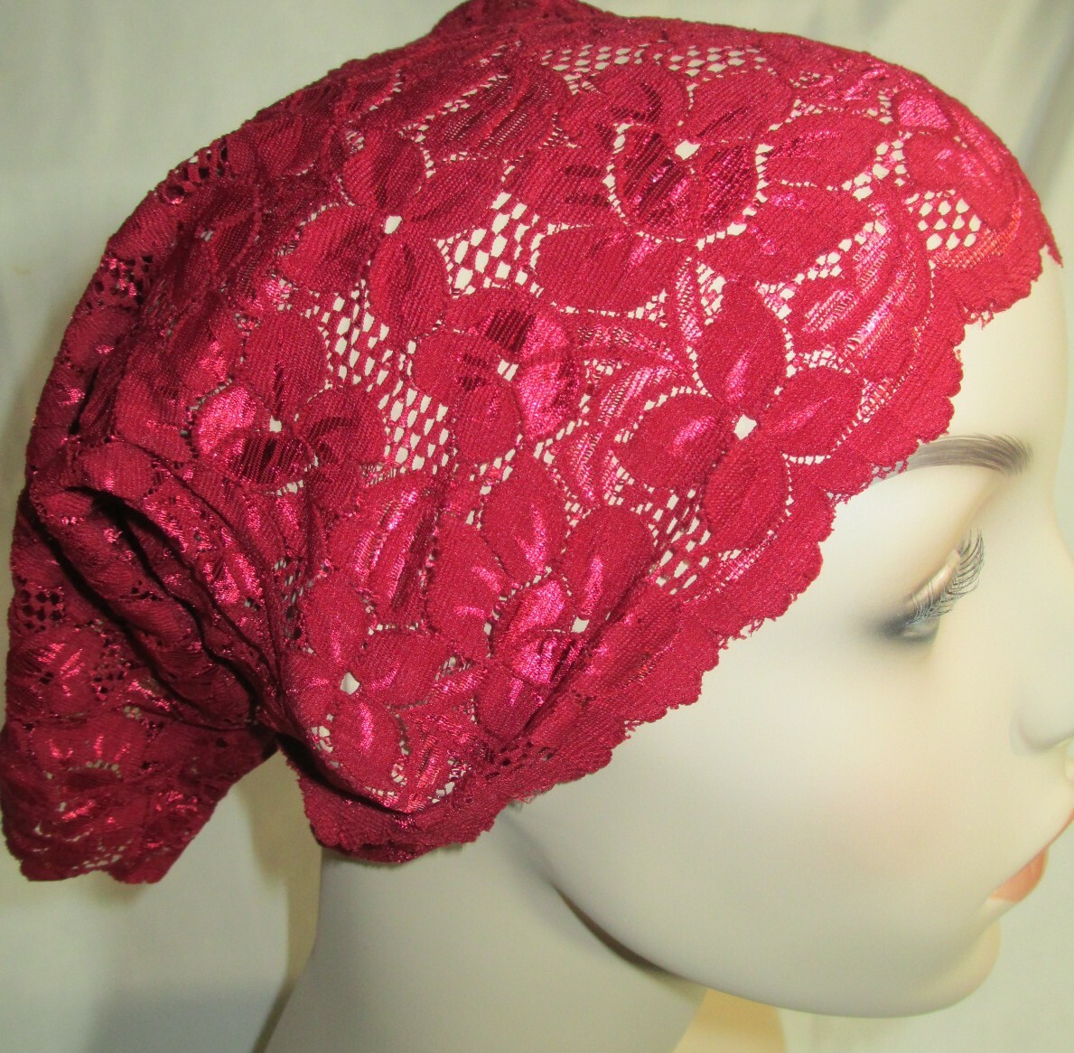 beautify   headband/under scarf made with good quality stretchable and wide